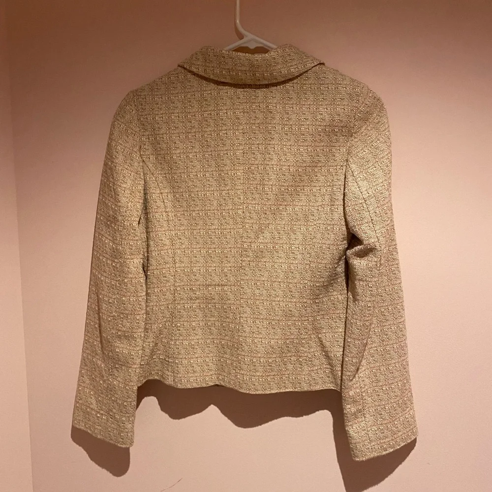 H&M preppy office spring tweed jacket